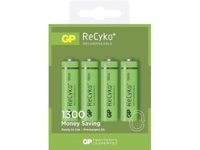 GP  4 piles nimh aa 1300mah rechargeable - recyko+