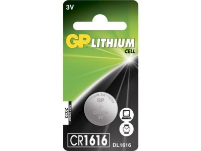 GP Pile bouton cr 1616 lithium  Batteries 3 v 1 pc(s) Y807532