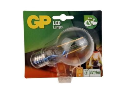 GP BATTERIES Ampoules &agrave; &eacute;conomie d'&eacute;nergie GP LED FILAMENT CLASSIC E27 4W-40W