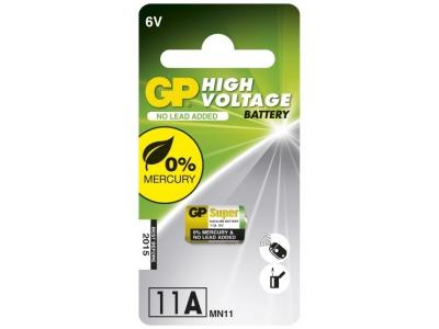 GP  -11A C1 Blister de 1 pile Alcalines Haut Voltage 6V