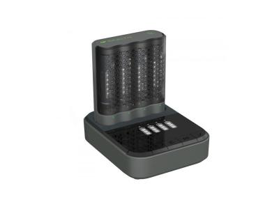 GP  ReCyko Pro Dockingstation + Chargeur 4port/4xAA NiMh 2100mAh