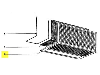 SCHOLTES Grille De Filtre Pour Hotte  - C00126807