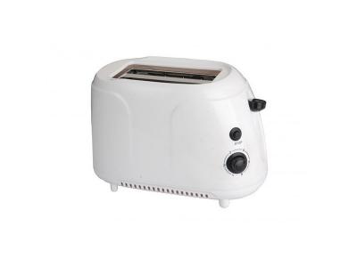  Grille-pain &agrave; 2 orifices blanc 750W - Accessoire pas cher pour toast, pain petit d&eacute;jeun&eacute;