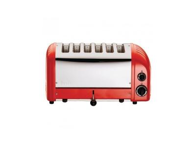  Dualit Grille-Pain 6 Tranches Rouge - 230V