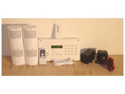 ELEM TECHNIC Systeme De Securite - Alarme Sans Fil - 4 D&eacute;tecteurs De Mouvement - 1 Centrale