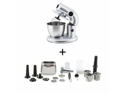 H.KOENIG Robot P&eacute;trin Km80 S Silver + Accessoires Koenig 1000w
