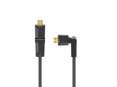 HAMA C&acirc;ble HDMI haute vitesse, f . m&acirc;le - m&acirc;le, rotation, Ethernet, 1,5 m,