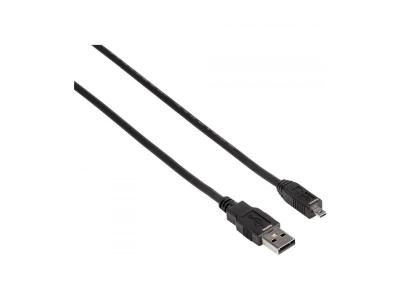 HAMA  c&acirc;ble usb 2.0 b8 pin usb a - mini usb b noir 1,8 m DFX-893270
