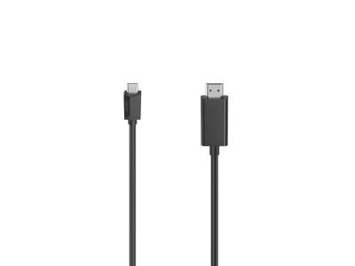 HAMA C&acirc;ble vid&eacute;o, fiche USB-C - fiche HDMI, Ultra-HD 4K, 3,00 m - Neuf