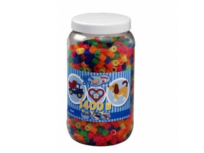 HAMA Jbm Maxi Pot 1400 Perles Mix N&eacute;on