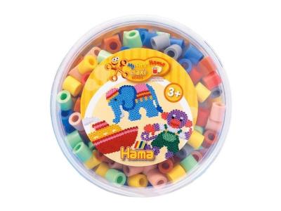 HAMA  - maxi pot pm 600 perles mix 7 couleurs