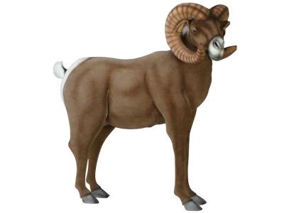 ANIMA Hansa peluche geante bouquetin 100 cm h et 120 cm l 6888