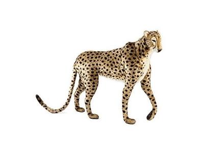 HANSA  peluche geante guepard a 4 pattes 100 cm h et 125 cm l 6544