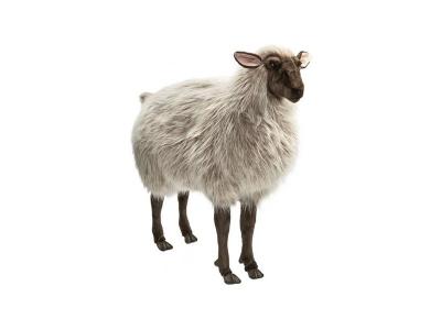HANSA  peluche geante mouton brun 90 cm h 100 cm l 3595