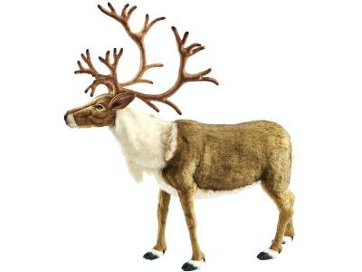 HANSA  peluche geante renne nordic 130 cm h et 120 cm l 6916