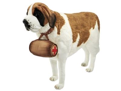 HANSA  peluche geante st bernard 4 pattes 135 cm l 5910