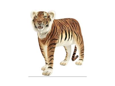 HANSA  peluche geante tigre brun jacquard 140 cm l 6592