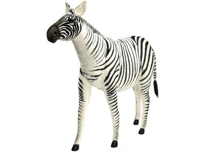 HANSA  peluche geante zebre jacquard 160 cm h 6534