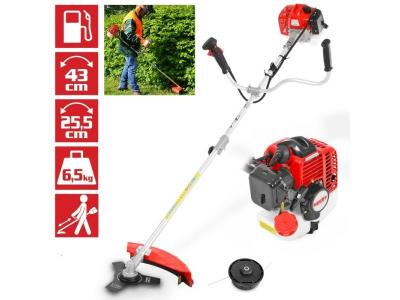 HECHT Jardin 128 bts Debroussailleuse essence systeme de coupe a 2 fils et couteau a 3 dents - 