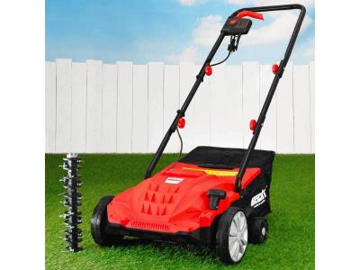 HECHT  jardin 1420 2en1 scarificateur et ventilateur &eacute;lectrique gazon 1500 w bac 35 l