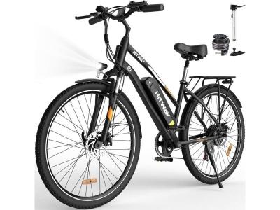  HITWAY V&eacute;lo &Eacute;lectrique, 28 V&eacute;los &agrave; Assistance &Eacute;lectrique, Ville E-Bike avec Batterie Amovible 36V 12Ah, Moteur 250W, 7 Vitesses, E-Bike Urbain pour Adulte Homme