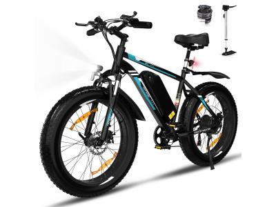 HITWAY V&eacute;lo &eacute;lectrique  VAE VTT 26"" x 4.0 Ville E-Bike 