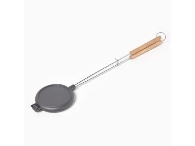 HOMESCAPES  Gaufrier en fonte pour barbecue et feu de camp
