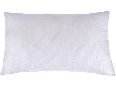 HOMESCAPES Oreiller anti-stress en microfibre et fibres de carbone, 50 x 75 cm