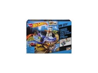 HOT WHEELS Circuit de voitures  : Piste Requin Attaque