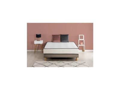 DEKO DREAM HOTEL SEASONS Ensemble Matelas + Sommier 140x190 cm - Mousse PU - 25 cm