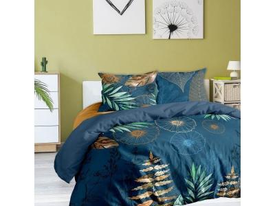 HOUSSE DE REVE Housse de couette 220x240 cm + 2x taies d'oreiller 63x63 cm coton selva