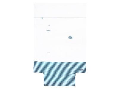  Housse De Couette + Taie D'oreiller Blue Baleine - Sauthon Baby Deco