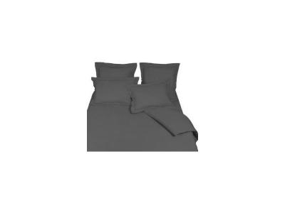 TRADILINGE Housse de couette percale anthracite 200x200 cm - 