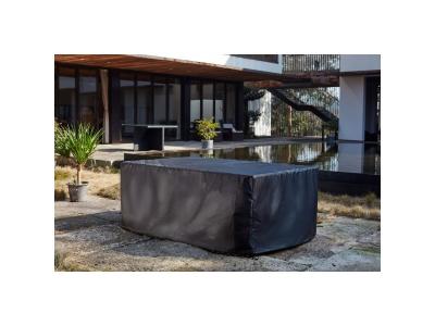 CONCEPT USINE C&ocirc;t&eacute; Lounge Housse de salon de jardin noire - 184x119x70 cm T.U