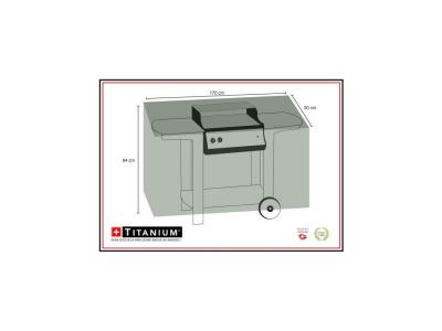 HTTPS: OUTIROR.COM IMG P 1 5 2 3 4 15234.JPG Chalet-Jardin 170 Housse pour Barbecue Rectangle 170X50X85CM, Noir