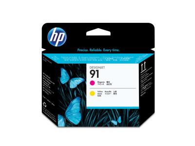 HP  91 - jaune, magenta - t&ecirc;te d'impression