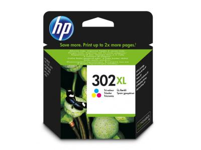  HP F6U67AE Encre originale"302XL" Multicolore