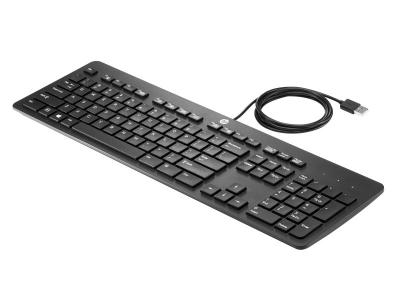 HP   usb business slim keyboard (uk) noir