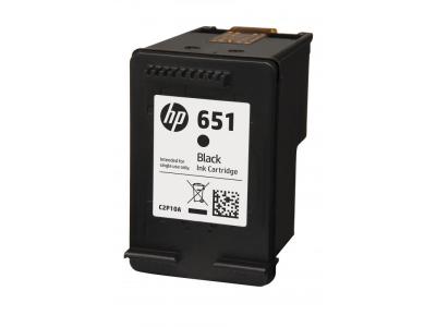 HP  ink cartridge no 651 black noir