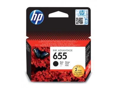 HP  Original  CZ109AE / 655 Cartouche &agrave; t&ecirc;te d'impression noire