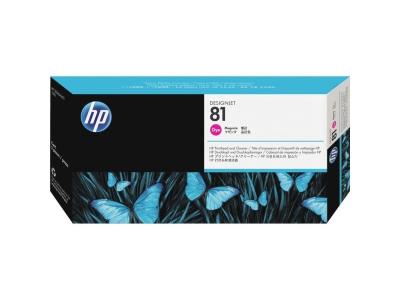 HP  Print Head + Cleaner No 81