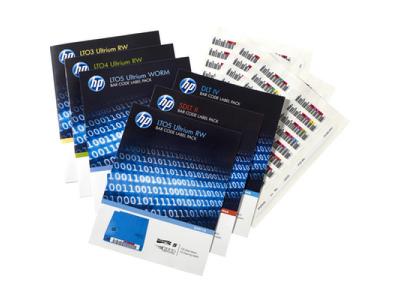 HPE Ultrium 6 RW Bar Code Label Pack - etiquettes code a barres