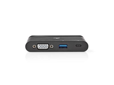 NEDIS  USB-Adapter USB 3.1 USB-Typ-C &trade; USB Type-A/USB Type-C&trade; / 1x VGA, Schwarz