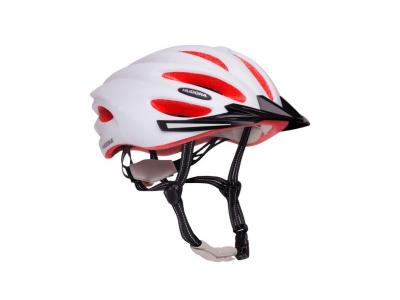HUDORA  - 84160 - Casque de V&eacute;lo - Basalt - Taille 56-59 - Blanc/orange