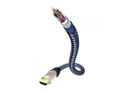 MONITOR Inakustik 0042308 c&acirc;ble HDMI 8 m HDMI Type A (Standard) Bleu