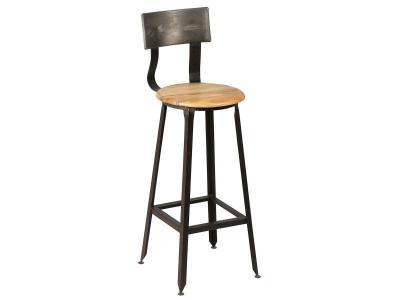 INDUS - Tabouret de Bar Industriel H75 - Altobuy