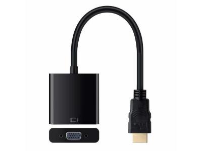 INECK &reg; Adaptateur HDMI vers VGA 1080P Convertisseur HDMI M&acirc;le &agrave; VGA Femelle pour PC Ordinateur TV Box HDTV Ultrabook Rasberry Pi &Eacute;cran Moniteur (Noir) 