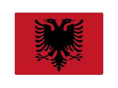 GENERIQUE Informatique Tapis de souris drapeau Albanaie