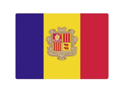 GENERIQUE Informatique Tapis de souris drapeau Andorre