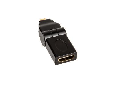 GENERIQUE Inline Compatible Hdmi Adapter, Hdmi A Buchse Auf Micro Hdmi D Stecke